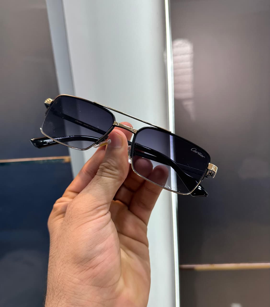 Cartier 2658 Shades GOLD-BLACK - Image 2